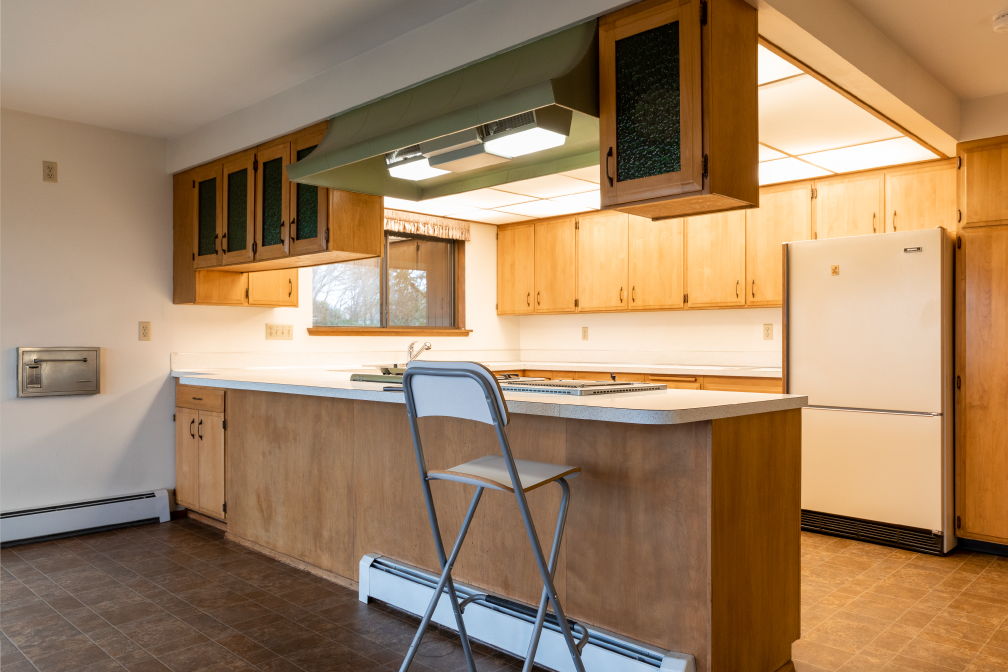 Before: Sleek Contemporary Kitchen