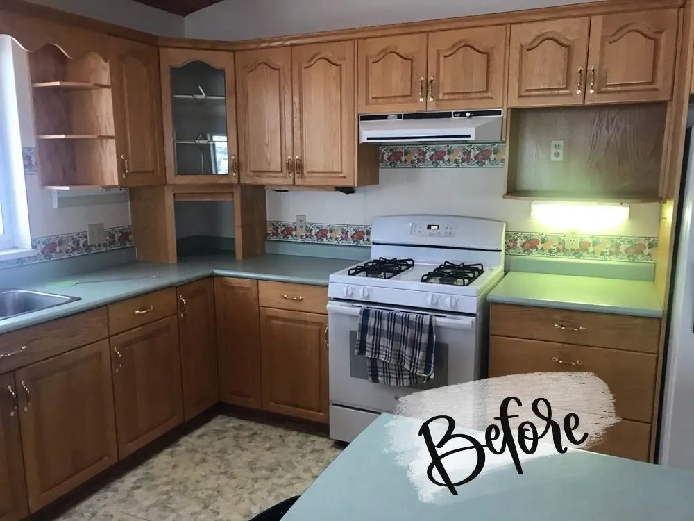 Before: Modern Farmhouse Kitchen
